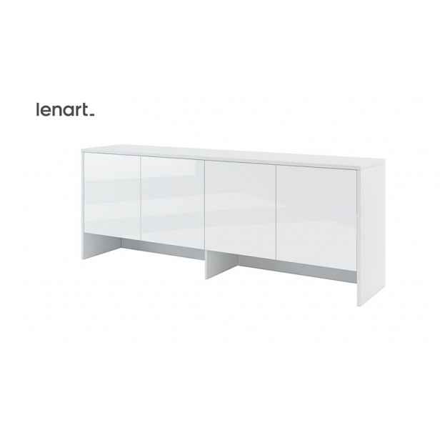 Dig-net nábytek Nástavec pro sklápěcí postel Lenart BED CONCEPT BC-10p | bílý lesk
