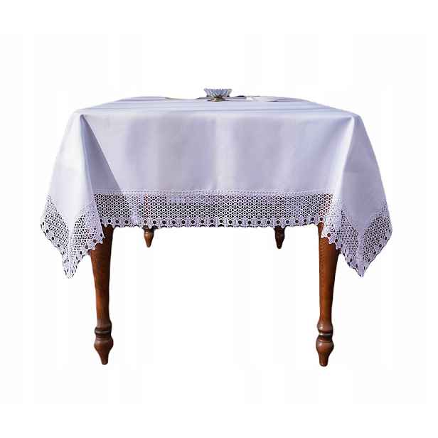 Elegantní ubrus s gipiurou 140x200 guipure 431 bílý