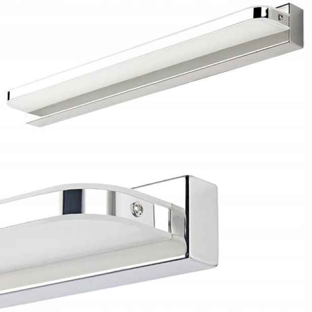 Led koupelnové nástěnné svítidlo 9W nad zrcadlo 42 cm, chrom