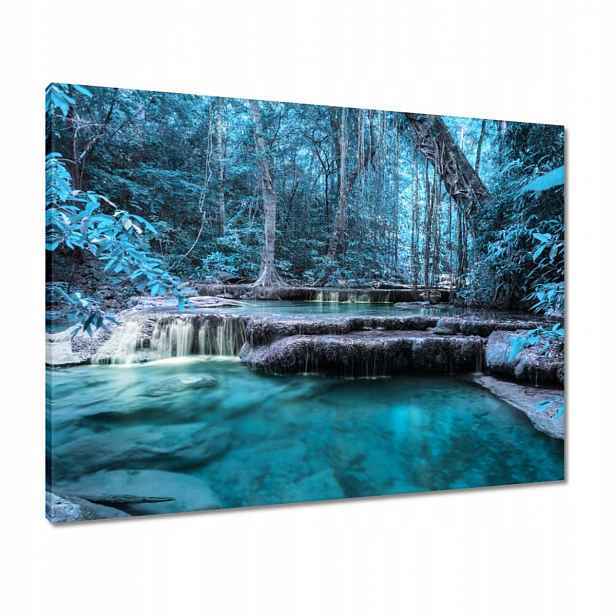 Obrazy 80x60 Erawan Modrý vodopád