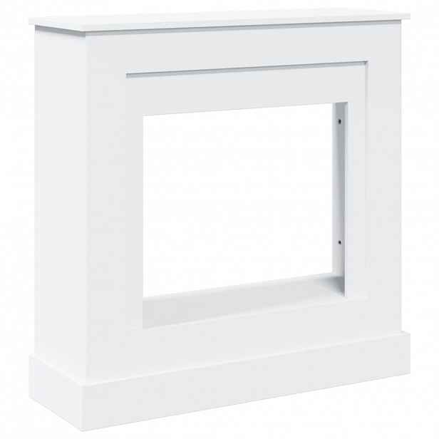 vidaXL Krbová obestavba bílá 90 x 30 x 90 cm kompozitní dřevo