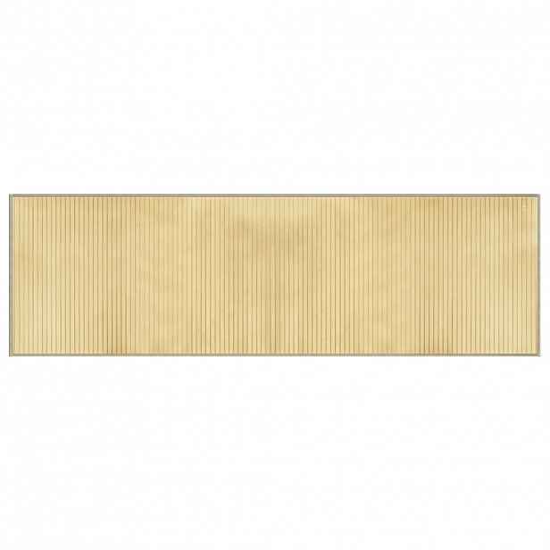 vidaXL Koberec obdélníkový světle přírodní 60 x 200 cm bambus