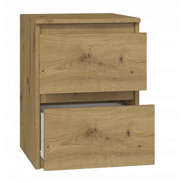 Komoda Noční Stolek 2 Zásuvky MS2 Artisan