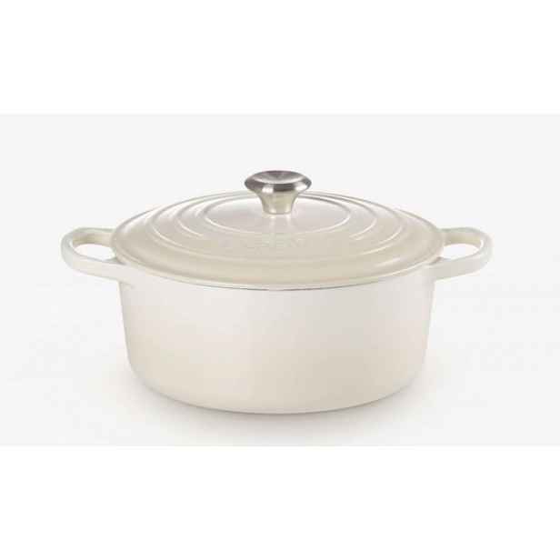 Le Creuset Signature - Pekáč kruhový s poklicí, objem 5,3 l, meringue 21177267164430