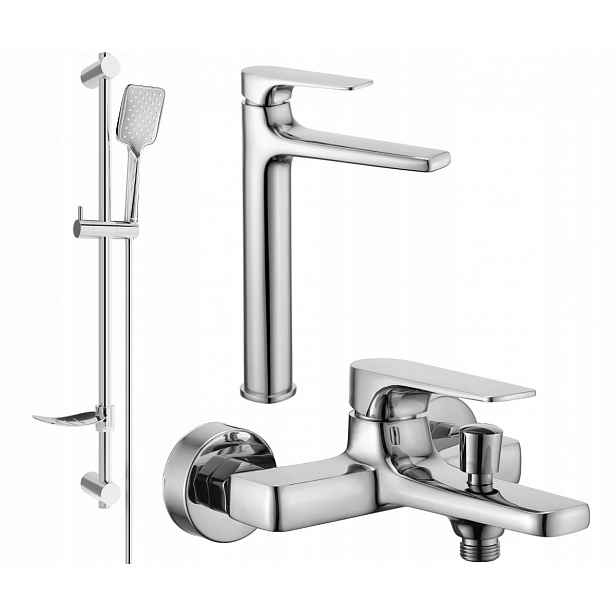 Mexen Lynx DF62 vanová souprava, chromová, mosazná baterie, 275.99€