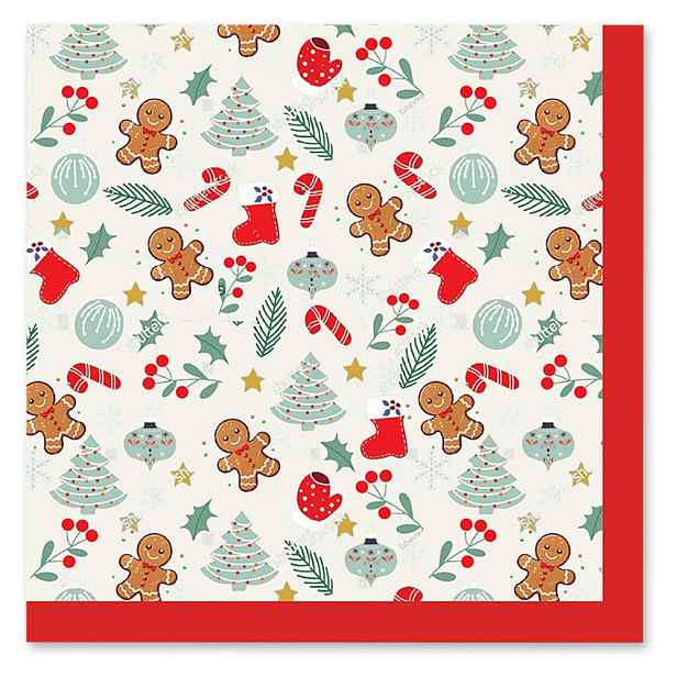 Ubrousky v sadě 20 ks 33x33 cm Cookie – Homéa