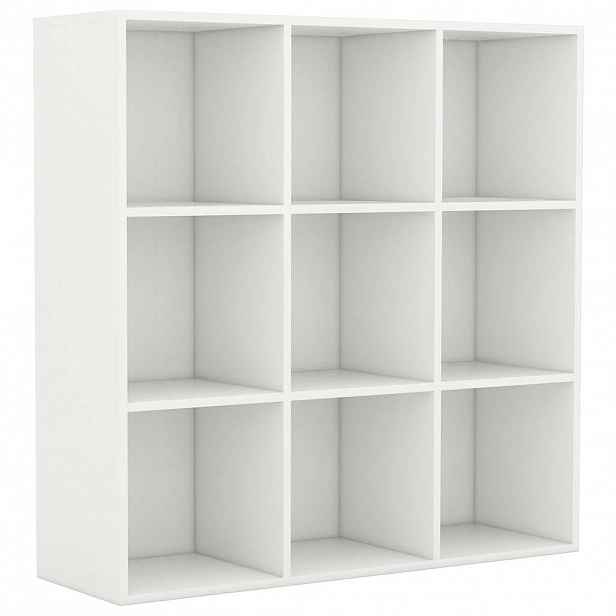 vidaXL Knihovna bílá 98 x 29 x 97,5 cm kompozitní dřevo