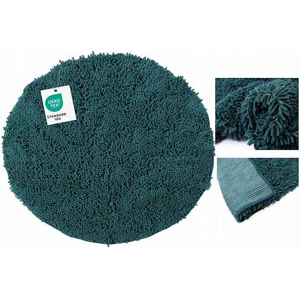 Koberec Do Koupelny Měkký Absorpční Zelený Makronky Rainbow 80 cm