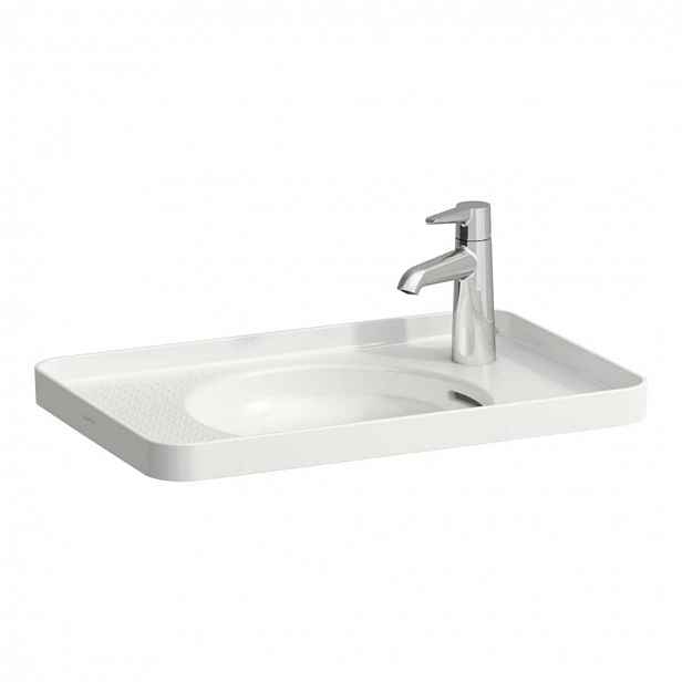 Laufen VAL - Umyvadlo nábytkové, 55x36 cm, s přepadem, otvor pro baterii, bílá H8172810001051