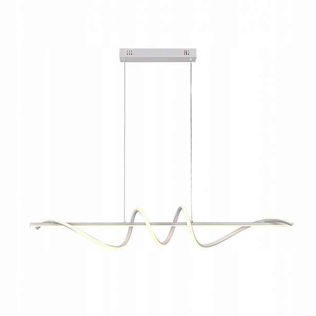Závěsná lampa Pendel Zwis Led Bastelo Bílá 40W 3400lm Nastavitelná Italux