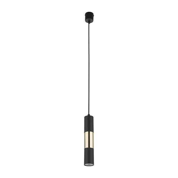 Závěsná lampa Viviene Černá Zlatá 1xGU10 Stropní Svítidlo Pokoj do pracovny