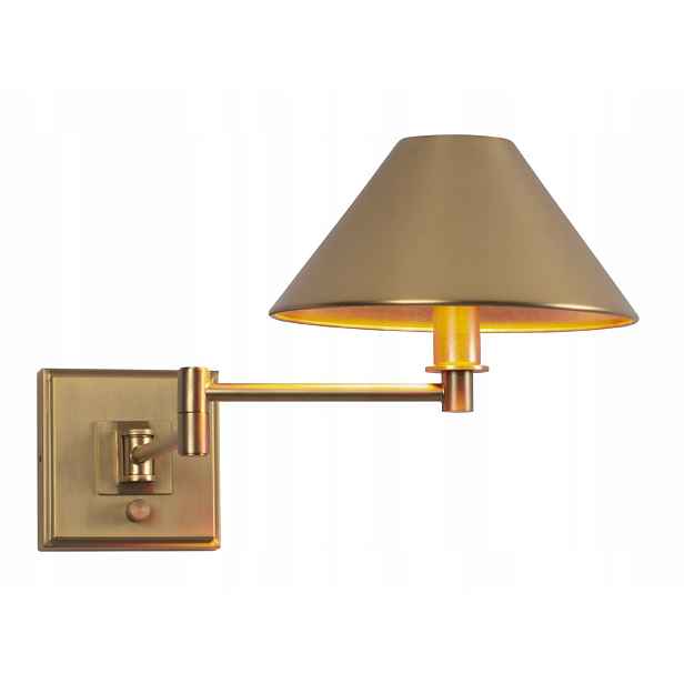 Nástěnná lampa Cracow hnědá MaxLight