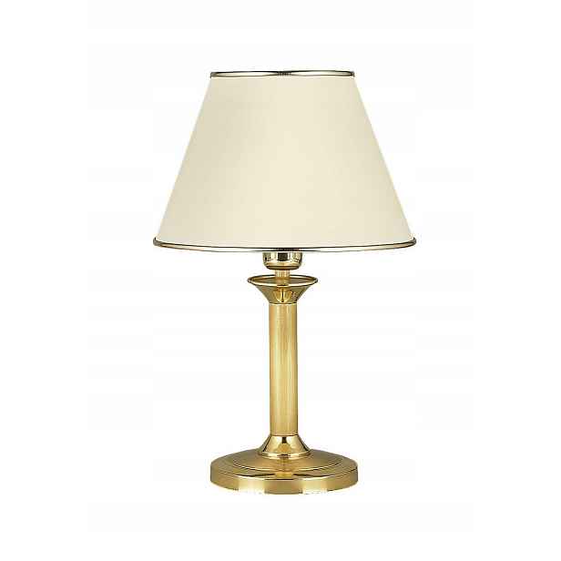 Noční Lampa Classic Zlatá Ecru Stínidlo 1xE27 44cm Stolní Lampa do Pokoje
