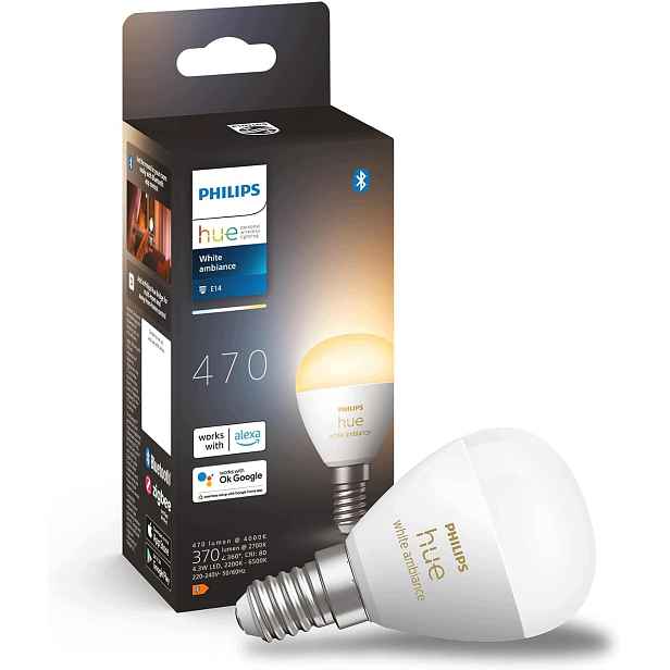 Philips Hue Led E14 5.1W Chytrá Žárovka Bluetooth Ovládání