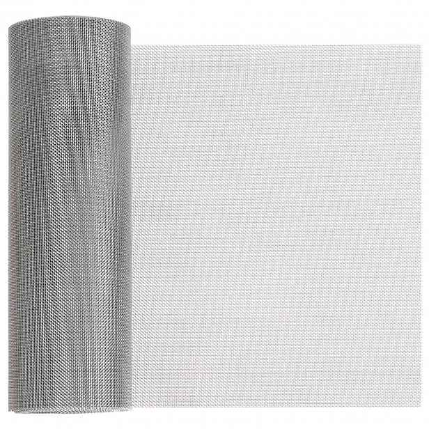 vidaXL Síťovina 20 x 2000 cm 30 Mesh Nerezová ocel 201 Stříbrná