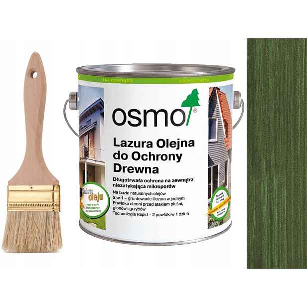 Osmo 729 Ochranná lazura na dřevo Zelená 2,5L