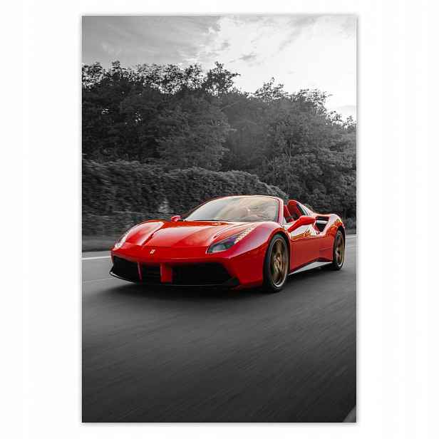 Plakáty 135x200 Červené Ferrari Fura