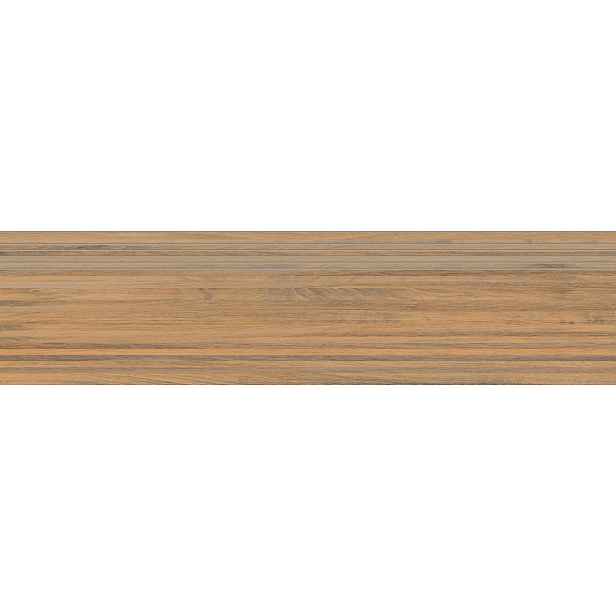 Schodovka Rako Plywood Honey 30x120 cm mat DCPVF843.1