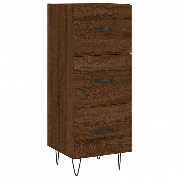 vidaXL Příborník Hnědý dub 34,5 x 34 x 90 cm kompozitní dřevo