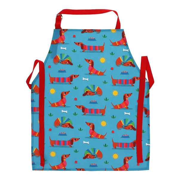 Bavlněná dětská zástěra Sunny Sausage Dog – Rex London