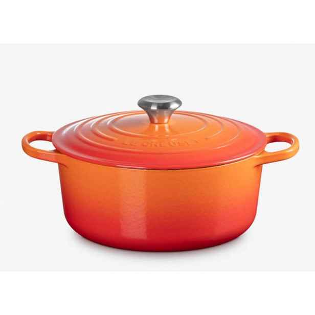 Le Creuset Signature - Pekáč kruhový s poklicí, objem 5,3 l, volcanique 21177260902430