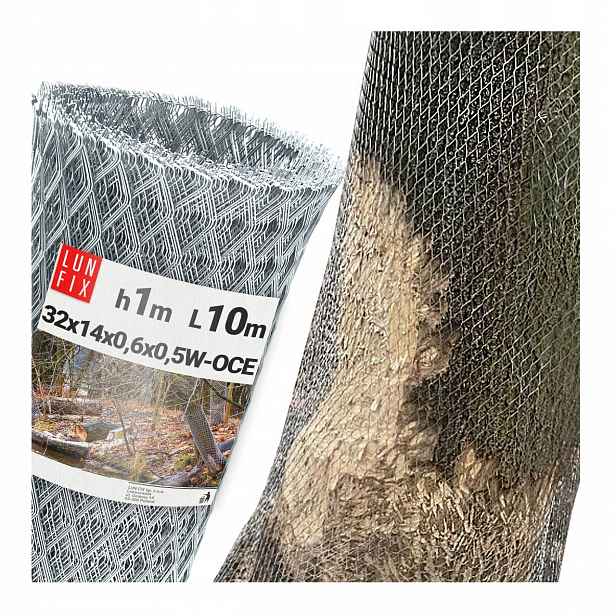 Síť na obalování stromů 100 cm na bobří kmenový obal, kovová, 10 m