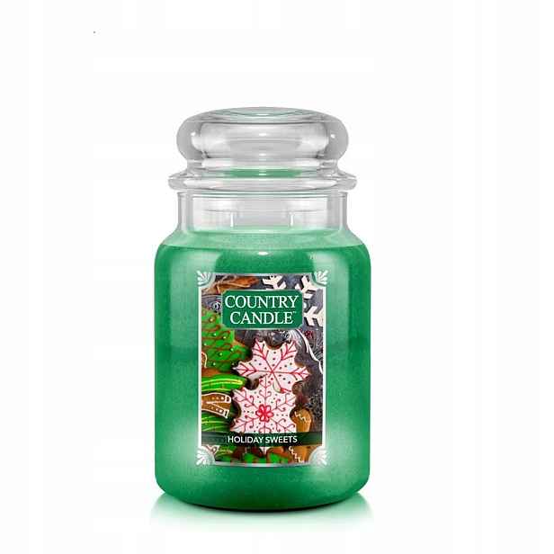 Sójová vonná svíčka Holiday Sweets Country Candle 1 ks