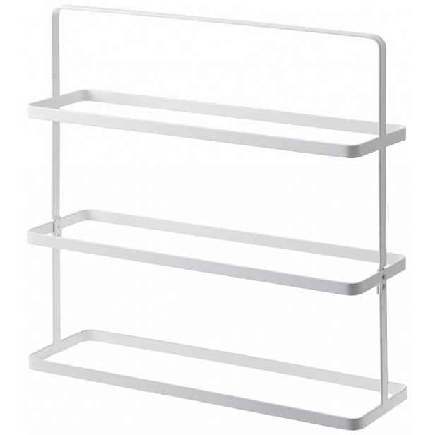 Stojan na boty YAMAZAKI Tower Shoe Rack, široký / bílý