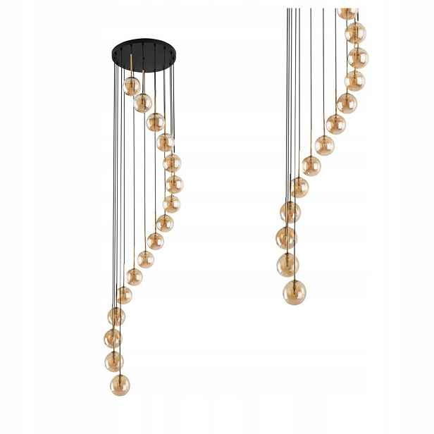 Závěsná lampa Stropní Svítidlo Zlatá 16 zdrojů G9 Elegantní 50 cm Tk Lighting