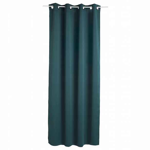 Sada 2 Zatemňovacích Závěsů Polyester Mořský 135 X 240 CM