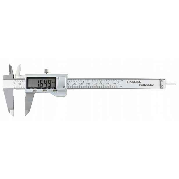 Elektronická posuvná odměrka s displejem 150 mm 15 cm