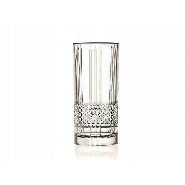 Křišťálové sklenice High long drink Rcr Brillante 370 ml 6 ks