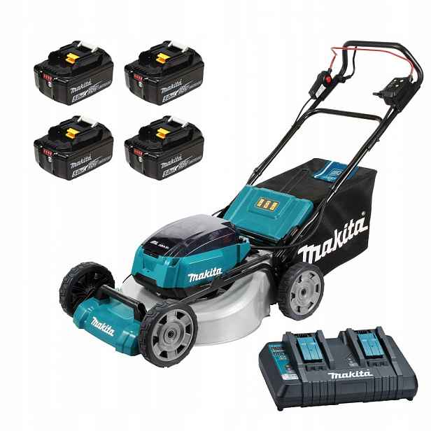 Makita DLM532PT4 Samohybná sekačka 4x5,0Ah 2x18V