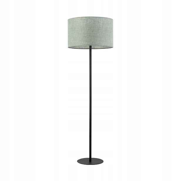 Podlahová lampa Earth Zelená Abažur len stojící lampa do obývacího pokoje ložnice