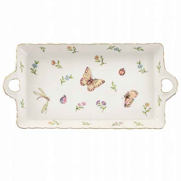 Villa Italia Leda Ivory Obdélníková miska 30 cm
