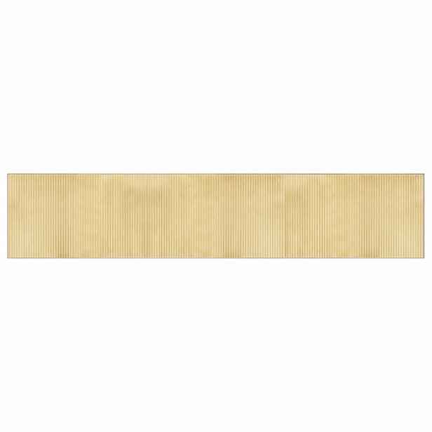vidaXL Koberec obdélníkový světle přírodní 60 x 300 cm bambus