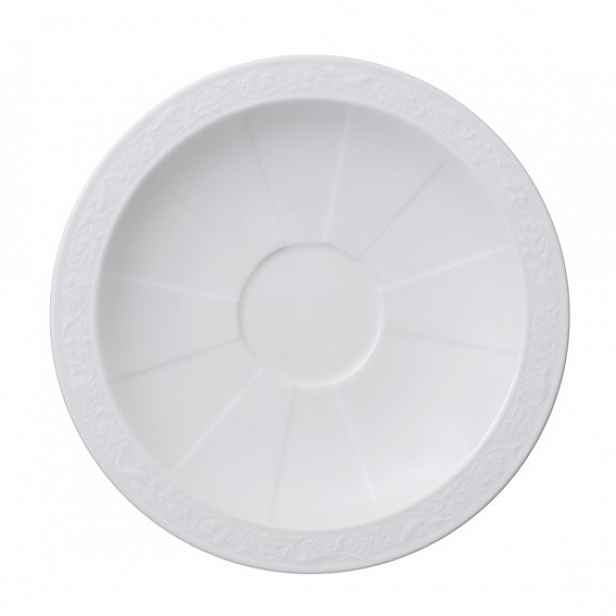 Villeroy & Boch White Pearl kávový / čajový podšálek, 16 cm