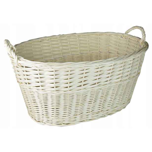 Pletený Koš Na Dřevo Spodní Prádlo Hračky 60 CM