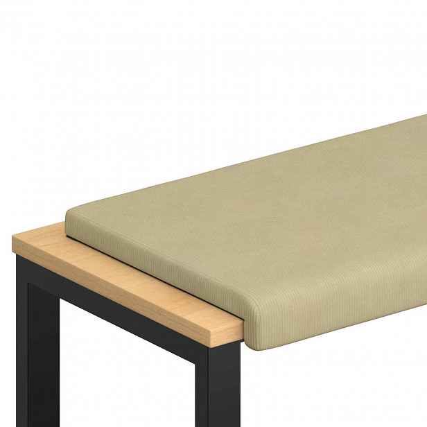 vidaXL Polštář na lavici manšestr Šedozelená Hloubka 35 cm