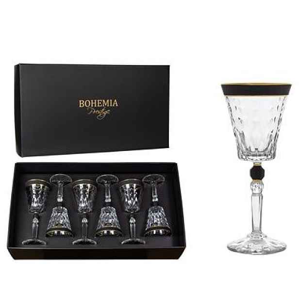 Bohemia Prestige Conte Modern Sklenička Na Víno 6 Ks