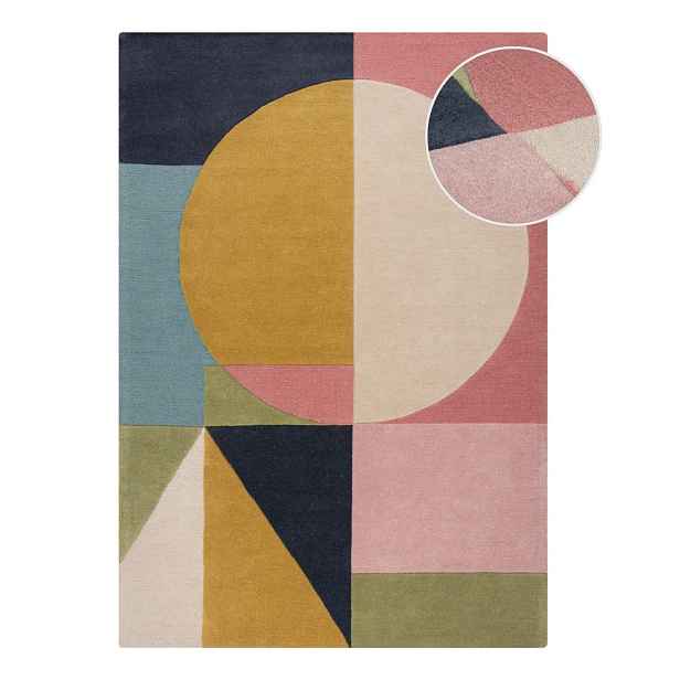 Ručně tkaný vlněný koberec 160x230 cm Esre Bright – Flair Rugs