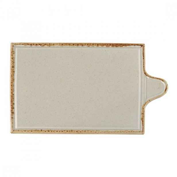 Servírovací talíř na sýr, porcelán, 30x18cm, "Seasons", Grey - Porland