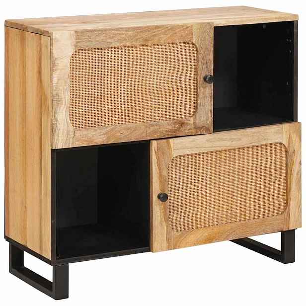 vidaXL Servírovací skříň Hnědá 80 x 33 x 75 cm Masivní mangové dřevo