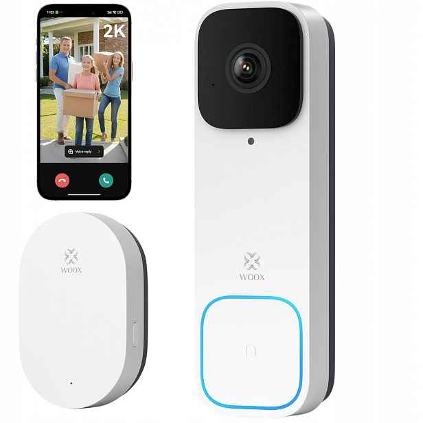 WiFi videozvonek Domofon 3MP bezdrátový Tuya Woox