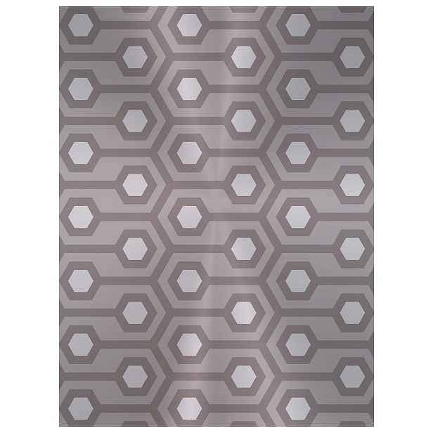 Fototapeta Geometrické šedé šestiúhelníky vinylová 184x254 lepidlo
