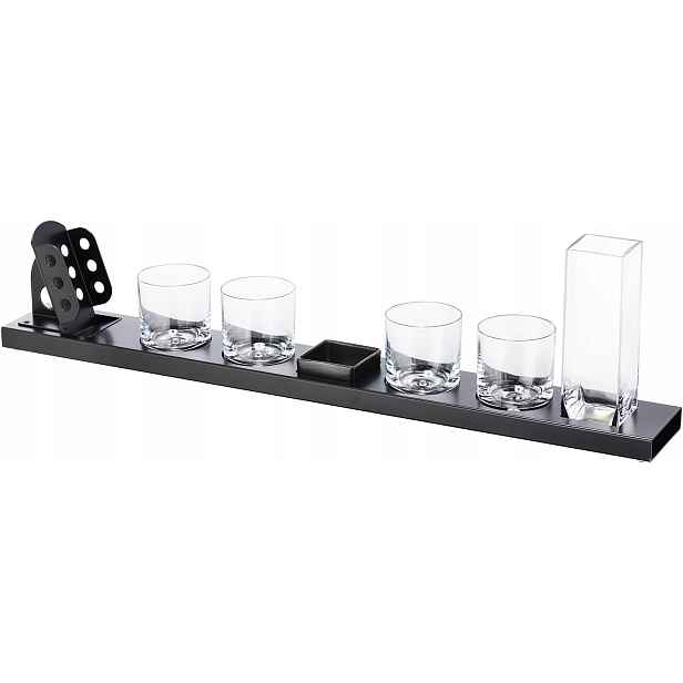 Narozeniny Elegantní sada sklenic na whisky, Váza, Držák na láhev