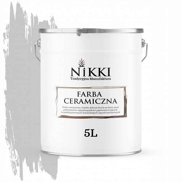 Barva Na Stěny Keramická Barva Šedá Světlá H1061 Hluboký Mat Na Stěny 5L