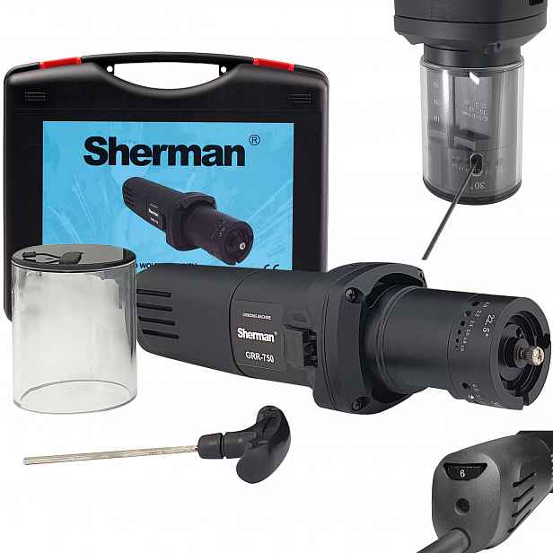 Brousek na wolframové elektrody Sherman GRR-750 750W Tig Kotouč Diamant