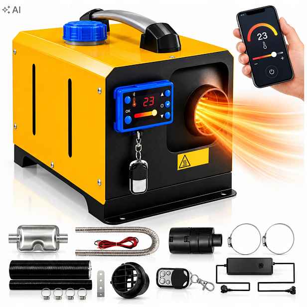 Olejový dmychadlo Spalovací ohřívač pro garáž 8 kW Webasto 12/230V Bt