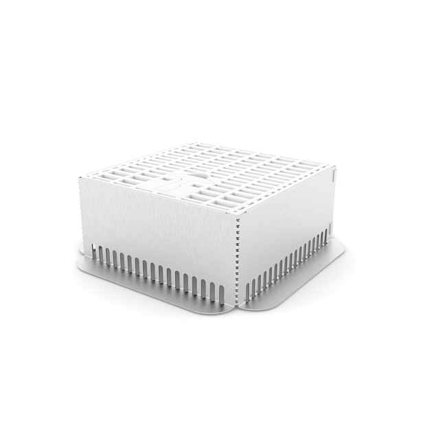 Šachta kontrolní pro vzelené střechy SP PROFIL SPRS AL hliníková 300×300×450 mm